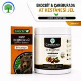 Çareburada At Kestanesi Jel 500 Ml. & Ekocbit Ayı Yağı 50 Ml. | Ferahlatıcı Jel, Besleyici Masaj Yağı