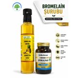Çareburada Bromelain Şurubu 250 Ml & Shiffahome Spirulina 60 Kapsül