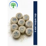 Çareburada Ruşur Taşı 9 Adet | Beyazlatıcı Ölü Derilerden Arındırıcı Yüz Ve Vücut Peelingi ( İran Hamam Taşı)