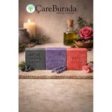 Çareburada Sabun Seti 3'Lü - Ardıç Katranı & Lavanta & Gül