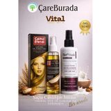 Çareburada Vital Touch Set 2 - Cemilefendi Saç Bakım Yağı 125 Ml + Biovitals Argan & Keratin Saç Bakım Sütü