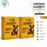 Çareburada Zeroxfit Detoks Kahvesi 30 Saşe 3 Gr X 2 Adet | L-Carnitine, Ginseng, Guarana Ve Hindiba İçerikli Çözünebilir