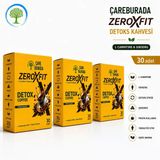 Çareburada Zeroxfit Detoks Kahvesi 30 Saşe 3 Gr X 3 Adet | L-Carnitine, Ginseng, Guarana Ve Hindiba İçerikli Çözünebilir