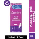 Carefree Refresh Maxi Ped 20'li X2 Hafif Parfümlü Günlük Kullanım İçin Rahat Ped