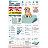 Careshop Caretex Yıkanabilir Emici Köpek Pedi 45x35 cm - Çiş Pedi Tuvalet Eğitim Pedi Su Geçirmez