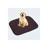 Caretex 75X85 cm Yıkanabilir Emici Kaymaz Kedi Köpek Çiş Pedi Kahverengi