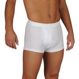 Caretex Boxer Yatan Hasta Yüksek Emici Yıkanabilir Antialerjik Sıvı Geçirmez Beyaz Erkek Emici Külot