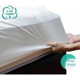 Caretex Fitted Su Sıvı Geçirmez Pamuklu Yatak Koruyucu Alez - 120 x 200 cm - Beyaz
