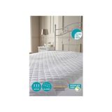 Caretex Kapitone Fitted Su Sıvı Geçirmez Yatak Koruyucu Alez - 200 x 200 cm - Beyaz