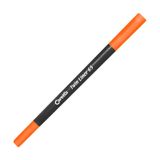 Caretta 65-40 0.4-1 mm Fosforlu Turuncu Çift Uçlu Keçeli Kalem