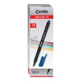 Caretta C-55-18-T 55 Soft Liner 10'lu Açık Yeşil Keçeli Kalem