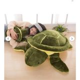 Caretta Caretta Deniz Kaplumbağası Kaliteli Peluş Oyuncak Minder Yastık Uyku Arkadaşı Jumbo 50 cm