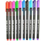 Caretta Soft Liner 55 Keçeli Kalem 10'lu 10 Renk PVC Ambalaj 0,4mm Uç Kalınlığı