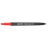 Caretta Softliner 0.4 mm Kırmızı Keçeli Kalem