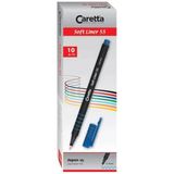 Caretta Softliner 0.4 mm Koyu Mavi Keçeli Kalem
