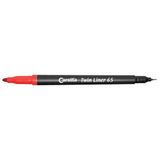 Caretta Twin Liner 65 Pembe 10'lu Çift Uçlu Keçe Uç Kalem