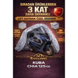 CarGuard Kuba Chia 125 cc Fitilli Motosiklet Brandası Motor Örtüsü - Arka Çanta Uyumlu