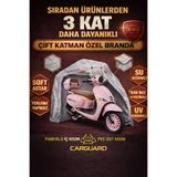 CarGuard Yuki Bellini 50 cc ve 125 cc uyumlu Fitilli Motosiklet Brandası Motor Örtüsü - Arka Çanta Uyumlu