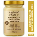 Carino E Bella Kuyruk Yağlı ve Bamya Tohumlu Masaj Kremi 100ML Anti Alerjik Aroma ile Onarıcı