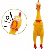 Carino Large 36 cm Öten Tavuk Köpek Oyuncağı