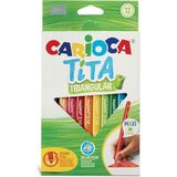 Carioca 12 Renk Üçgen Maxi Kuru Boya