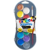 Carioca 12’li Sulu Boya Seti 30 mm Metalik Renkler ile Hobi ve Sanatsal Projeler İçin