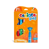 Carioca 42816 12 Renk Teddy Jumbo Bebek Keçeli Kalem