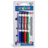 Carioca 42878 4 Renk 4'lü Blisterli 4.5 mm Beyaz Tahta Kalemi