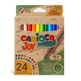 Carioca 43103 24'lü Ecofamily Joy Süper Yıkanabilir Keçeli Boya Kalemi