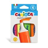 Carioca 4'lü Fosforlu Kalem Seti