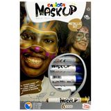 Carioca 6 Gr. 6 Renk Metalik Yüz Boyası 43155 FRTXML43155