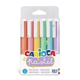 Carioca 6'lı Pastel Renk İşaretleme Kalemi