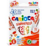 Carioca 6'lı Yıkanabilir Keçeli Boya Kalemi Seti Renkli İtalya Üretimi Çocuklar İçin