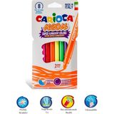 Carioca 8’li Fosforlu Yıkanabilir Keçeli Boya Kalemi Canlı Renkler ile İtalya Üretimi