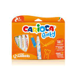 Carioca Baby Jumbo 12'li Yıkanabilir Keçeli Boya Kalemi