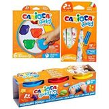 Carioca Baby Mum Boya Oyun Hamuru Ve Keçeli Kalem Boya Seti Çok Renkli