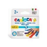 CARIOCA Bebek Parmak Boyası 4 Renk 4x50 ml Süper Y