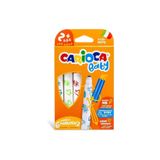 Carioca Bebek ve Çocuklar Için Jumbo Keçeli Boya Kalemi 6'lı 6 Adet Yıkanabilir Silinebilir