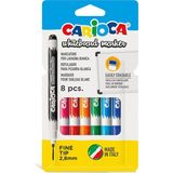 Carioca Beyaz Tahta Kalemi 8 Renk 8'li Pvc 2.8 mm - Çok Renkli
