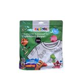 carioca Boyanabilir Tişört-Keçeli 3-4 Yaş Kalem Hediyeli Ln-80005