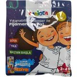 Carioca Carıoca Boyanabilir Pijama-Keçeli 3-4 Yaş Kalem Hediyeli Ln-80010