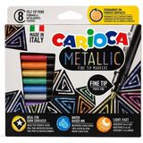 Carioca Carıoca Keçeli Kalem Metalik 8 Renk