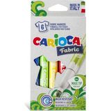 Carioca Cromatex Kumaş Boyama Kalemi 6 Renkli Sanatsal Malzeme Çizim İçin Uygun