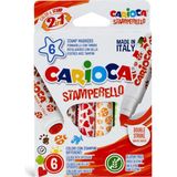 Carioca Damgalı ve Keçeli Boya Kalemi 6’lı