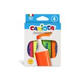 CARIOCA Fosforlu Işaretleme Kalemi 4'l&uuml; 4 Renk (MEMOLIGHT)