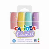 Carioca Fosforlu Kalem (İşaret Kalemi) Pastel 4 Renk 43167