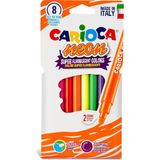 Carioca Fosforlu Yıkanabilir Keçeli Kalemi 8'li