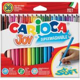 Carioca Joy 36'lı Süper Yıkanabilir Keçeli Boya Kalemi Farklı Renk Seçenekleriyle İtalya Menşeli