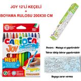 Carioca Joy Boyama Seti Dinazor (Joy Keçeli 12'li + Lino Age Of Dınosaurs 200X30)