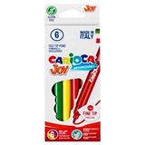 Carioca Joy Süper Yıkanabilir Keçeli Boya Kalemi 6lı Çok Renkli